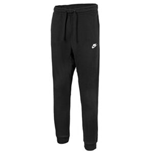 nike men's sportswear club joggers, black/white, medium