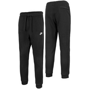 Nike Men's Sportswear Club Joggers, Black/White, Medium