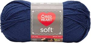 red heart soft yarn, royal blue - e728-9851