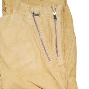 Ralph Lauren Polo Black Label Mens Suede Leather Pants Brown Tan 34/34 $1,495