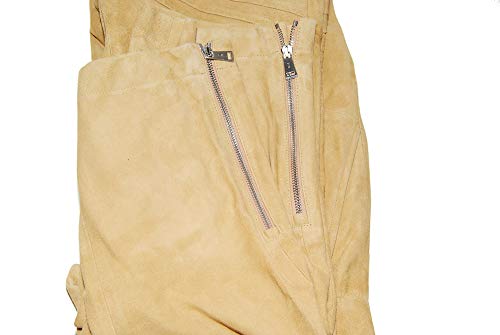 Ralph Lauren Polo Black Label Mens Suede Leather Pants Brown Tan 34/34 $1,495