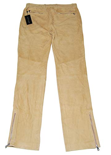 Ralph Lauren Polo Black Label Mens Suede Leather Pants Brown Tan 34/34 $1,495