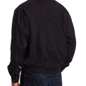 London Fog Men's Auburn Zip-Front Golf Jacket (Regular & Big-Tall Sizes), Black, 4XL Big