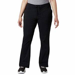 Columbia Women's Anytime Outdoor Boot Cut Pant, Black, 8