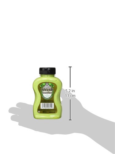 Kikkoman – Wasabi Sauce Great for Sandwiches & Dipping - All-Purpose Seasoning Spiciness Dishes Sushi, Sashimi – Sealed Packed Bottle - 9.25 oz (Pack of 1), Green