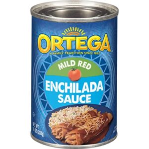 ortega enchilada sauce, red chili, 10 ounce (pack of 12)