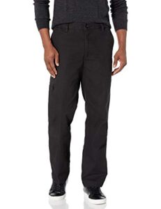 dockers men's classic fit comfort cargo pants, black, 36w x 32l