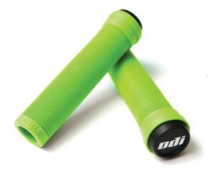 odi soft flangeless longneck grips softies for bikes and scooters green
