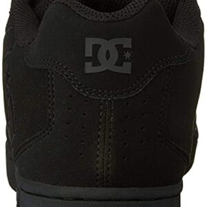 DC mens Net Skate Shoe, Black/Black/Black, 9 US