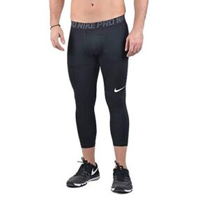 Nike Men's Pro 3qt Tight (Black/Anthracite/White, Medium)