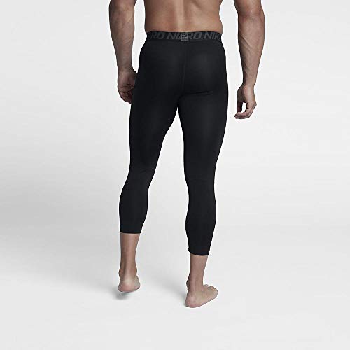 Nike Men's Pro 3qt Tight (Black/Anthracite/White, Medium)