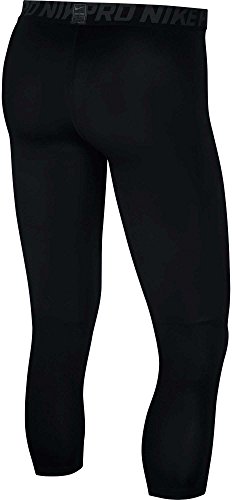 Nike Men's Pro 3qt Tight (Black/Anthracite/White, Medium)