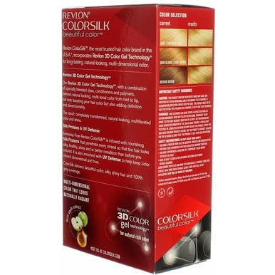 Revlon Colorsilk Beautiful Haircolor, Ammonia-free, Permanent Haircolor (Pack of 4) (#74 Medium Blonde)