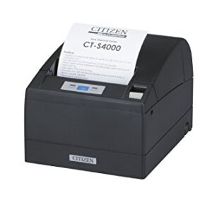 Citizen CT-S4000, USB, Cutter, Black 203 dpi, CTS4000USBBK (203 dpi incl.: Power Supply Unit, Order Separately)