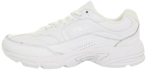 Fila Men's Memory Workshift-m Shoes, White/White/White, 10.5 M US