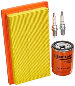 generac 6485 scheduled maintenance kit for 20kw and 22kw standby generators with 999cc engine black