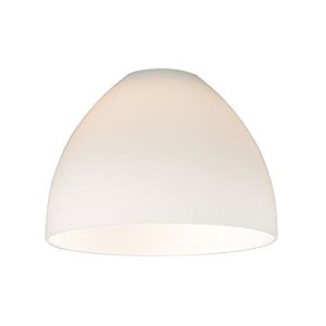 design classics lighting satin white glass shade for light fixture - 1-5/8-inch fitter opening