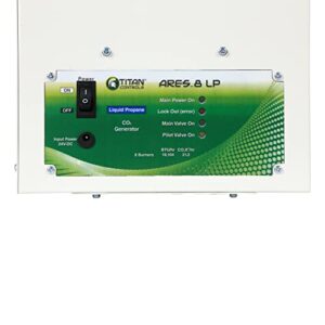 Titan Controls Ares 8 - Eight Burner LP CO2 Generator - 21.2 CUFT/HR, White