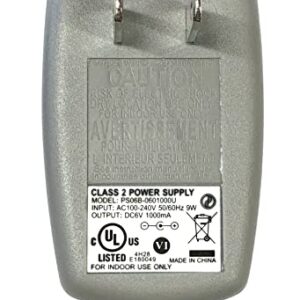 GRAY Fisher Price 6V SWING AC ADAPTER Power Plug Cord (NOT compatible w/Rock & Play)