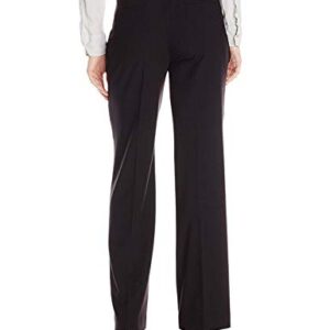 Calvin Klein Straight-Leg Classic Business Casual Pants for Women, Black, 14