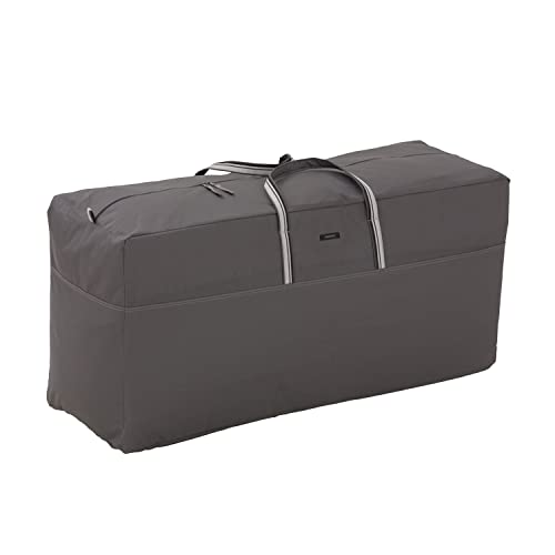 Classic Accessories Ravenna Water-Resistant 45.5 Inch Patio Cushion and Cover Storage Bag, Patio Furniture Covers