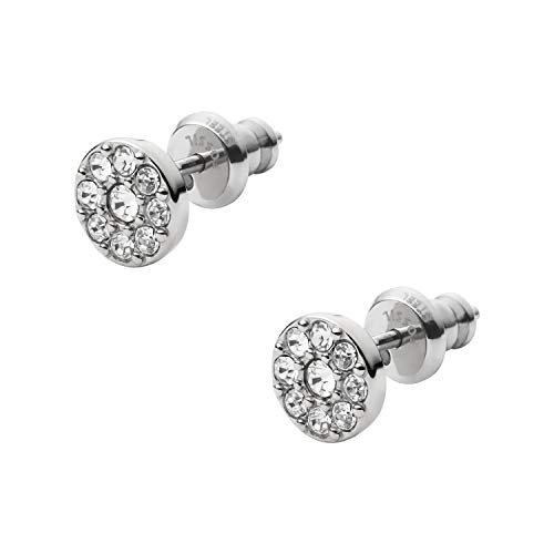 Fossil Women's Silver-Tone Earrings, Color: Silver (Model: JF00828040)