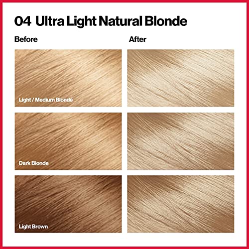 Revlon ColorSilk Beautiful Permanent Color, [04] Ultra Light Natural Blonde 1 ea (Pack of 2)