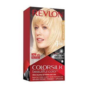revlon colorsilk hair color, 03 ultra light sun blonde 1 ea (pack of 2)