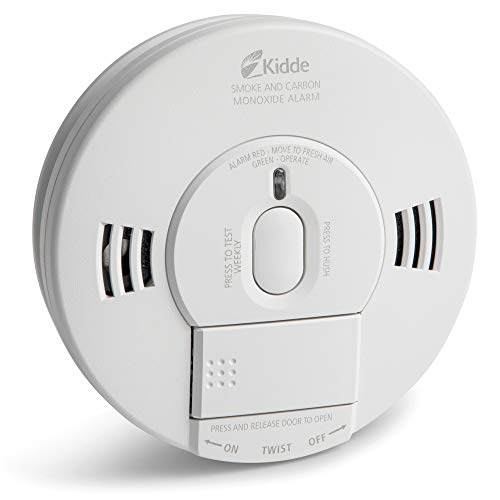 Kidde 21007624 AC Photoelectric Smoke and Carbon Monoxide Detector Alarm | Hardwired with Battery Backup | Model # KN-COPE-IC