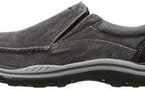 Skechers Men's Expected Avillo Moccasin, Black, 12 Medium US