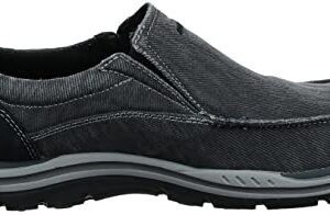 Skechers Men's Expected Avillo Moccasin, Black, 12 Medium US