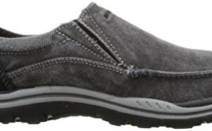 Skechers Men's Expected Avillo Moccasin, Black, 12 Medium US