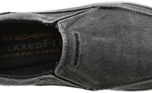 Skechers Men's Expected Avillo Moccasin, Black, 12 Medium US