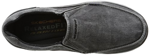 Skechers Men's Expected Avillo Moccasin, Black, 12 Medium US