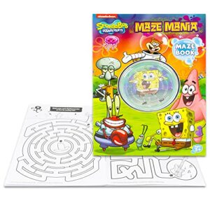 Nick Jr. Spongebob SquarePants Coloring and Activity Book Set (2 Books ~ 96 pgs each)