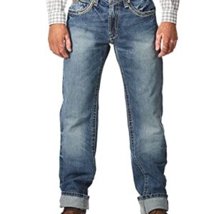 Ariat Men M5 Slim Stackable Straight Leg Jean, Gambler, 33W x 32L