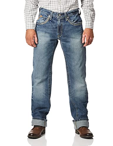 Ariat Men M5 Slim Stackable Straight Leg Jean, Gambler, 33W x 32L