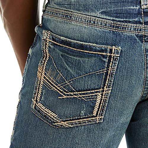 Ariat Men M5 Slim Stackable Straight Leg Jean, Gambler, 33W x 32L