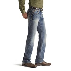 Ariat Men M5 Slim Stackable Straight Leg Jean, Gambler, 33W x 32L