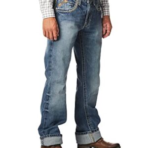 Ariat Men M5 Slim Stackable Straight Leg Jean, Gambler, 33W x 32L