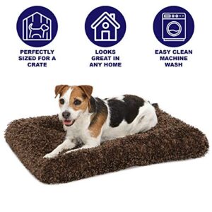 MidWest Homes for Pets Deluxe Dog Beds | Super Plush Dog & Cat Beds Ideal for Dog Crates | Machine Wash & Dryer Friendly, 1-Year Warranty