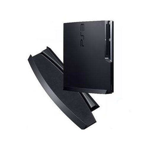 OSTENT Skid Proof Console Vertical Stand for Sony PS3 Slim Console Color Black