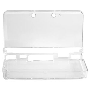 ostent hard crystal case clear skin cover shell for nintendo 3ds