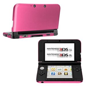 OSTENT Anti-Shock Hard Metal Box Cover Case Shell for Nintendo 3DS XL LL (Red)
