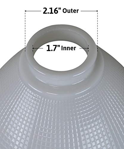 Satco 8 Inch Diameter Reflector-Type IES Replacement Shade for Stiffel