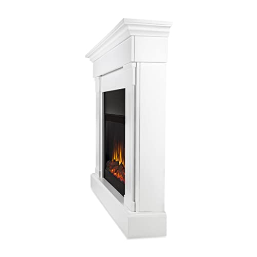 Real Flame 8020E-W Crawford Electric Fireplace, White