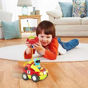 Liberty Imports My First Cartoon RC Race Car Radio Remote Control Toy for Baby, Toddlers, Children