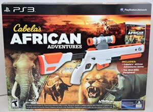 ps3 cabela's african adventures bundle with gun