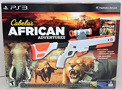 PS3 Cabela's African Adventures Bundle with Gun