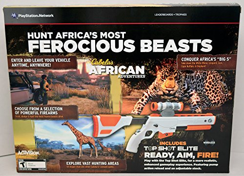 PS3 Cabela's African Adventures Bundle with Gun